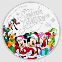 MICKEY MOUSE & FRIENDS -  DISNEY SEASON'S GREETINGS (2016) -  2016 NEW ZEALAND COINS 06