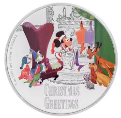 MICKEY MOUSE & FRIENDS -  DISNEY SEASON'S GREETINGS (2017) -  2017 NEW ZEALAND COINS 07