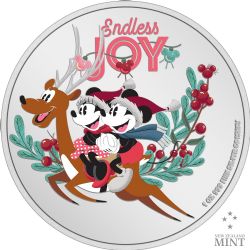 MICKEY MOUSE & FRIENDS -  DISNEY SEASON'S GREETINGS (2023) -  2023 NEW ZEALAND COINS 15