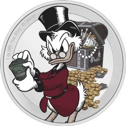 MICKEY MOUSE & FRIENDS -  SCROOGE MCDUCK 75TH ANNIVERSARY -  2022 NEW ZEALAND COINS