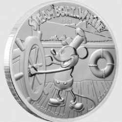 MICKEY MOUSE & FRIENDS -  STEAMBOAT WILLIE -  2020 NEW ZEALAND COINS