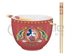MICKEY MOUSE -  RAMEN BOWL & CHOPSTICKS - YEAR OF THE TIGER