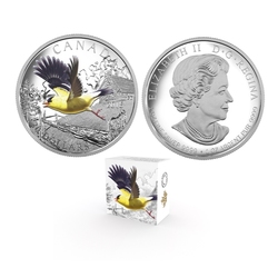 MIGRATORY BIRDS CONVENTION -  THE AMERICAN GOLDFINCH -  2016 CANADIAN COINS 03