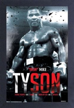 MIKE TYSON -  BOXING RECORD PICTURE FRAME (13