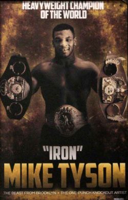 MIKE TYSON -  IRON MIKE PICTURE FRAME (13