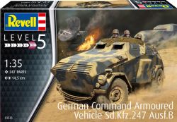 MILITARY EQUIPMENT -  GERMAN ARMOURED COMMAND - 1/35 -  REVELL