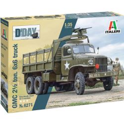MILITARY EQUIPMENT -  GMC 2 ½ TON. 6X6 TRUCK - 1/35 -  ITALERI