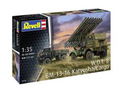 MILITARY EQUIPMENT -  W.O.T.8 BM-13-13 KATYUSHA/CARGO - 1/35 -  REVELL