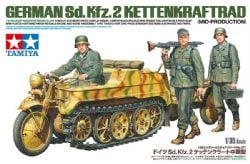 MILITARY VEHICLE -  GERMAN SD.KFZ.2 KETTENKRAFTRAD - 1/35 -  TAMIYA