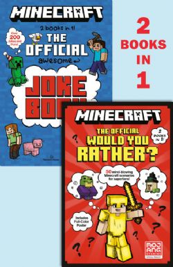 MINECRAFT -  2 IN 1 - THE OFFICIAL WOULD YOU RATHER & THE OFFICIAL JOKE BOOK (ENGLISH V.)