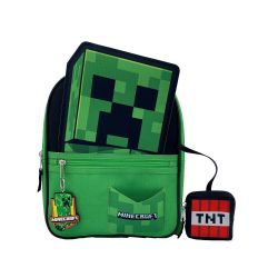 MINECRAFT -  CREEPER YOUTH BACKPACK WITH COIN PURSE