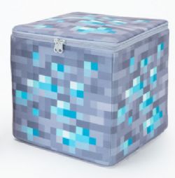 MINECRAFT -  DIAMOND ORE - STORAGE PLUSH BOX (8