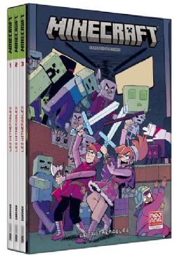 MINECRAFT -  LA BD OFFICIELLE - VOLUME 01 TO 03 BOX SET (FRENCH V.) -  LES WITHERABLES