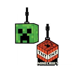 MINECRAFT -  MINECRAFT LUGGAGE TAGS