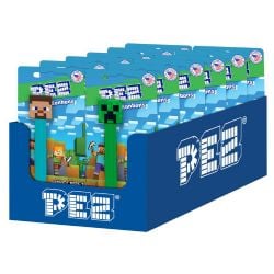 MINECRAFT -  MINECRAFT PEZ CANDY DISPENSER (1) & CANDY REFILLS (2) -  PEZ