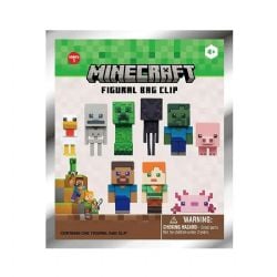 MINECRAFT -  RANDOM 3D FOAM BAG CLIP - SERIES 1