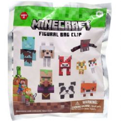 MINECRAFT -  RANDOM 3D FOAM BAG CLIP - SERIES 2