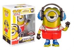 MINIONS -  POP! VINYL FIGURE OF ROLLER SKATING STUART (METALIC) (4 INCH) -  THE RISE OF GRU 902