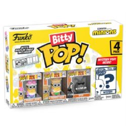 MINIONS -  TINY POP! TOURIST JERRY, TOURIST DAVE, KYLE AND MYSTERY FIGURES 4 PACK (1 INCH) -  BITTY POP!
