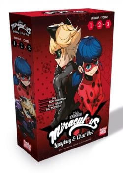 MIRACULOUS -  LADYBUG & CHAT NOIR - COFFRET TOMES 1, 2, 3 (FRENCH V.)