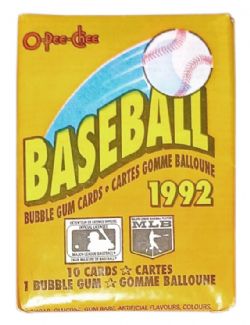MLB O-PEE-CHEE 1992 PACK (10 CARDS)