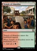 MODERN HORIZONS 3 COMMANDER -  Temple of Abandon