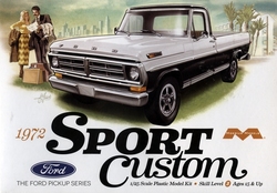 MOEBIUS MODELS -  1/25 - FORD SPORT CUSTOM PICK-UP 1972 1220