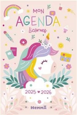 MON AGENDA LICORNES 2025-2026 (FRENCH V.)