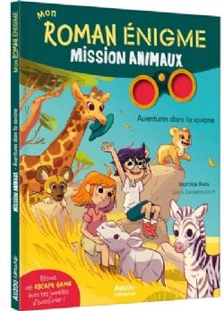 MON ROMAN ÉNIGME -  AVENTURES DANS LA SAVANE (FRENCH V.) -  MISSION ANIMAUX