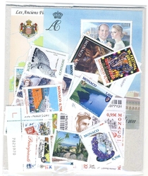 MONACO -  2011 COMPLETE YEAR SET, NEW STAMPS