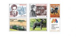 MONACO -  2020 COMPLETE YEAR SET (NEW STAMPS)