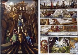 MONDES D'ASCELTIS, LES -  MESSAGER BLANC 1 -  LES EXILES D'ASCELTIS