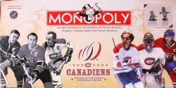 MONOPOLY -  CANADIENS AUTOGRAPHED BY GUY LAFLEUR (BILINGUAL)