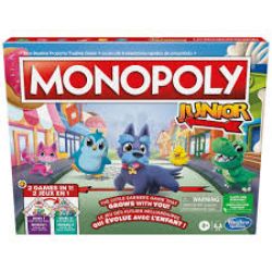 MONOPOLY -  JUNIOR (BILINGUAL) -  BASE GAME