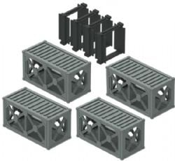 MONSTER SCENERY -  BRIDGES & CONNECTORS CONTAINER SET