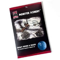MONSTER SCENERY -  METROPOLIS ACCESSORIES: SNOWY ROADS & RIVERS