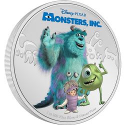MONSTERS, INC. -  MONSTERS, INC. 20TH ANNIVERSARY -  2021 NEW ZEALAND COINS