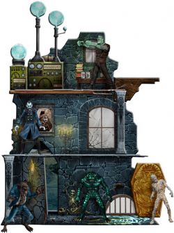 MONSTERS -  TOWER OF FEAR DELUXE BOXED SET -  MEZCO