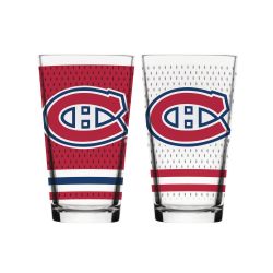 MONTREAL CANADIENS -  16 OZ JERSEY GLASS