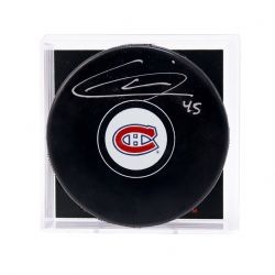MONTREAL CANADIENS -  ALEXANDRE CARRIER AUTOGRAPHED HOCKEY PUCK
