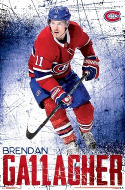 MONTREAL CANADIENS -  BRENDAN GALLAGHER #11 POSTER (22