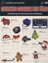 MONTREAL CANADIENS -  GIFTS STICKERS (2 SHEETS)