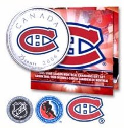 MONTREAL CANADIENS -  MONTREAL CANADIENS GIFT SET -  2006 CANADIAN COINS