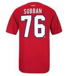 MONTREAL CANADIENS -  RED P.K. SUBBAN #76 T-SHIRT (TODDLER)