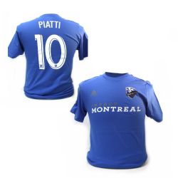 MONTREAL IMPACT -  #10 PIATTI T-SHIRT - BLUE (TEEN)
