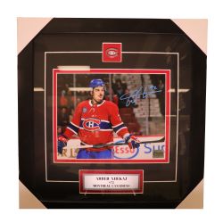 MONTRÉAL CANADIENS -  ARBER XHEKAJ AUTOGRAPHED FRAME PHOTO (8