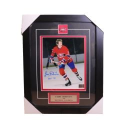 MONTRÉAL CANADIENS -  LARRY ROBINSON AUTOGRAPHED FRAME PHOTO (8