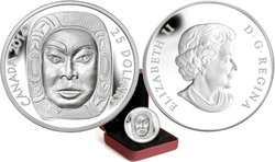 MOON MASK -  MATRIARCH MOON MASK -  2014 CANADIAN COINS
