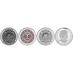 MOON MASK -  SINGING MOON MASK - THREE COINS SET -  2015 CANADIAN COINS