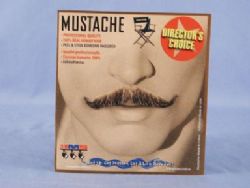 MOUSTACHES AND BEARDS -  MAGICIAN MUSTACHE - GREY